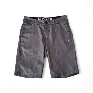 Hurley Gray Hybrid Shorts Mens 28 Performance‎ Golf Casual Stretch Flat